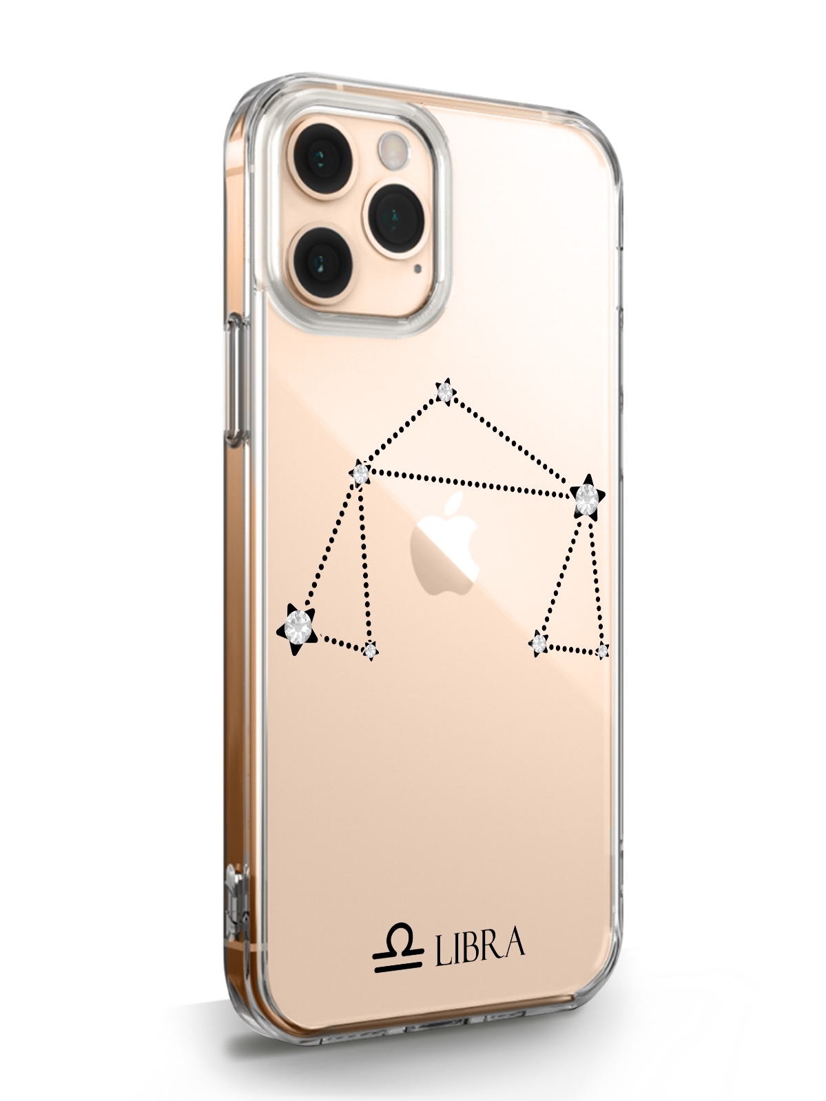 фото Чехол musthavecase для iphone 11 pro знак зодиака весы прозрачный