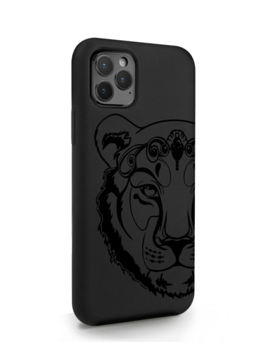 фото Чехол musthavecase для iphone 11 pro львица черный