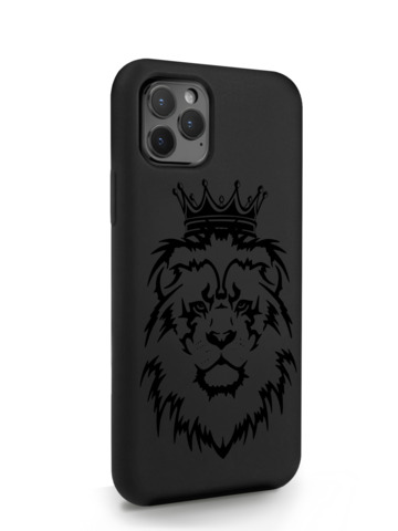 фото Чехол musthavecase для iphone 11 pro лев черный
