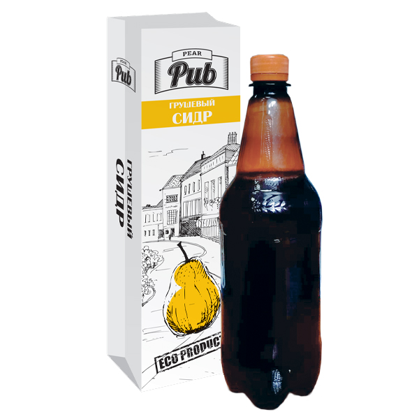 фото Сидр pear pub, сладкий, груша, 4.9 %, 1, л