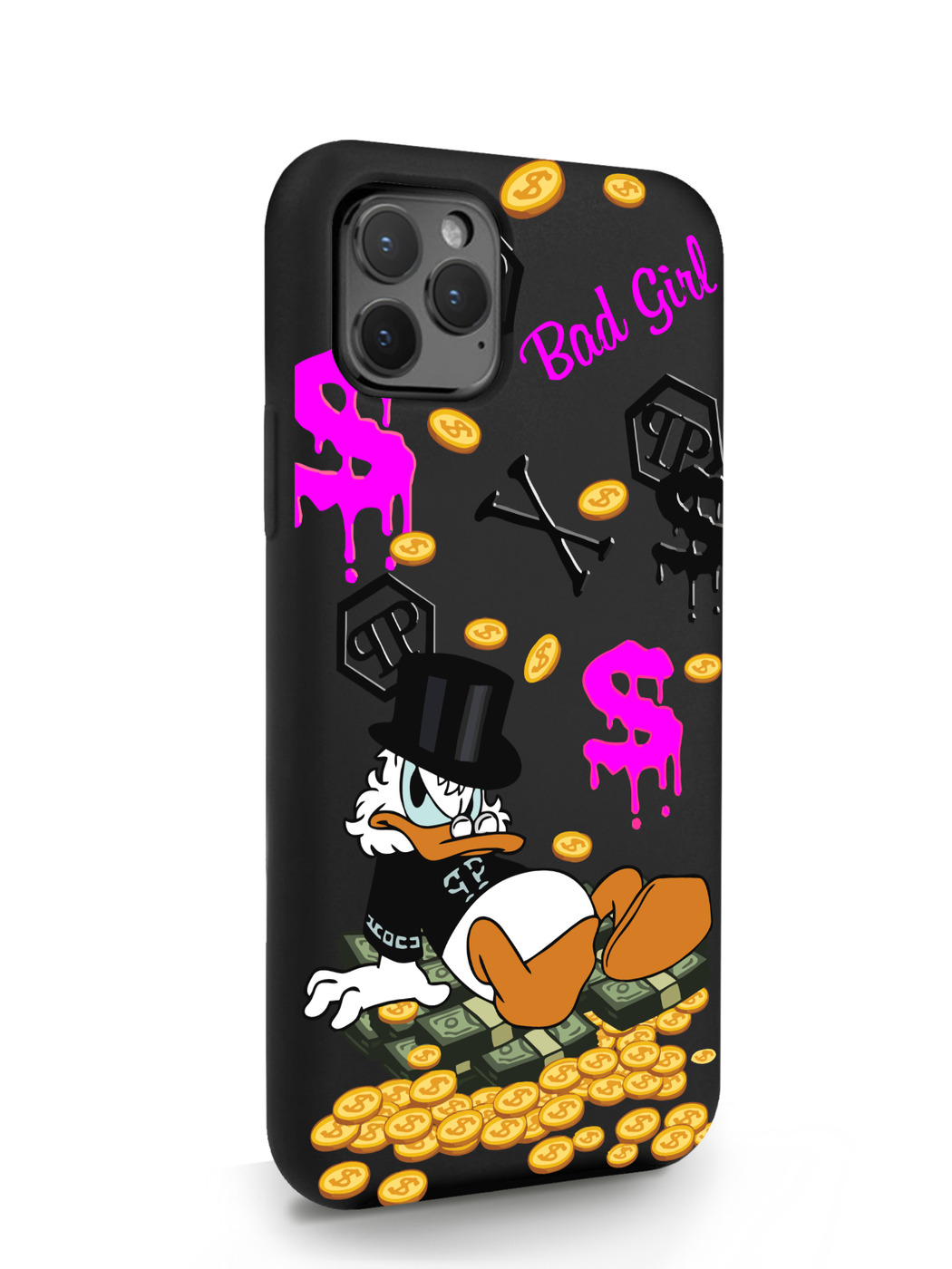 фото Чехол musthavecase для iphone 11 pro богатая утка bad girl черный