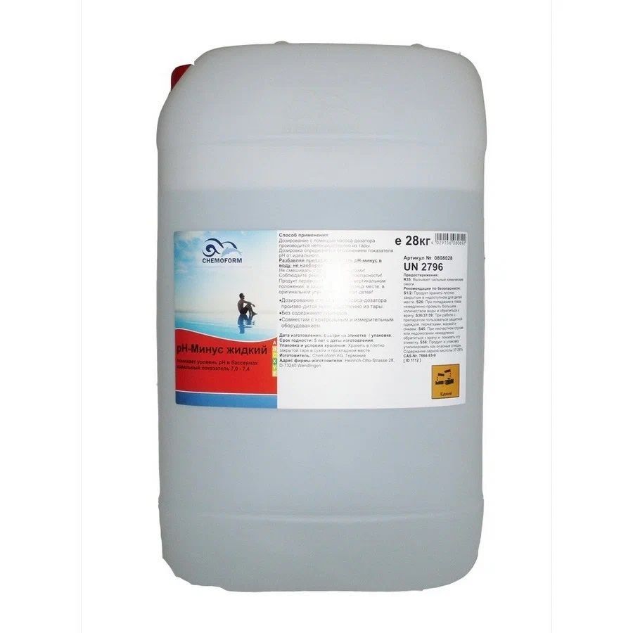Уменьшитель уровня pH- Chemoform жидкий 28 кг