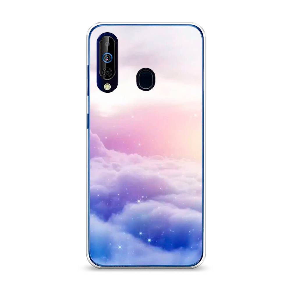 

Чехол на Samsung Galaxy A60 "Небеса", Голубой;белый;розовый, 28250-2