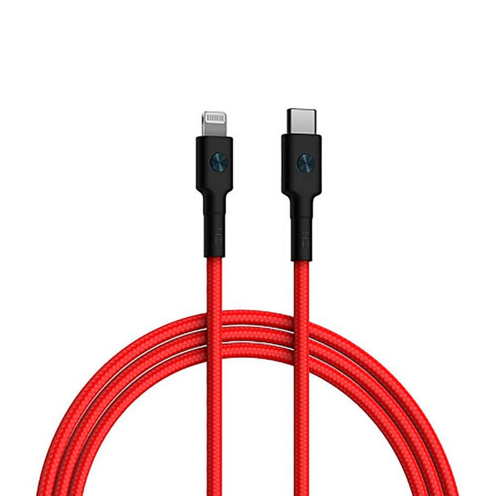 USB-кабель ZMI AL875 USB Type-c to Lightning PP braided Cable 1.5m red