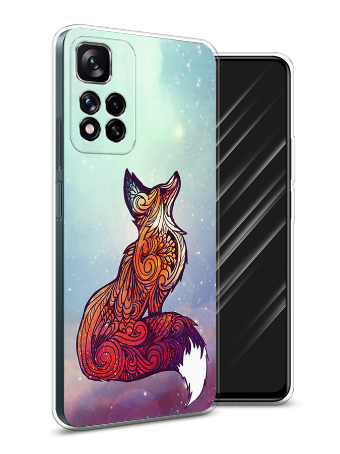 

Чехол Awog на Xiaomi Redmi Note 11 Pro Plus 5G "Лиса 1", Разноцветный, 312150-1