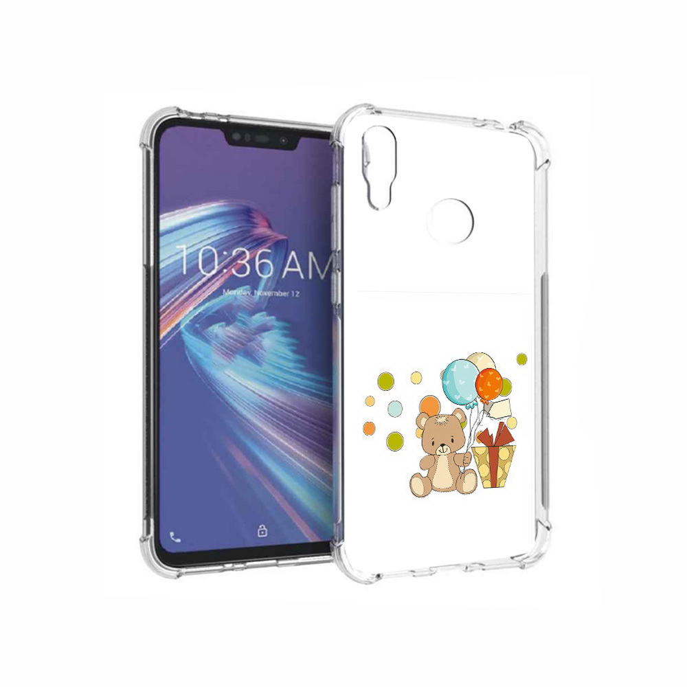 

Чехол MyPads Tocco для Asus ZenFone Max M2 (ZB633KL) медвеженок с подарком, Прозрачный, Tocco