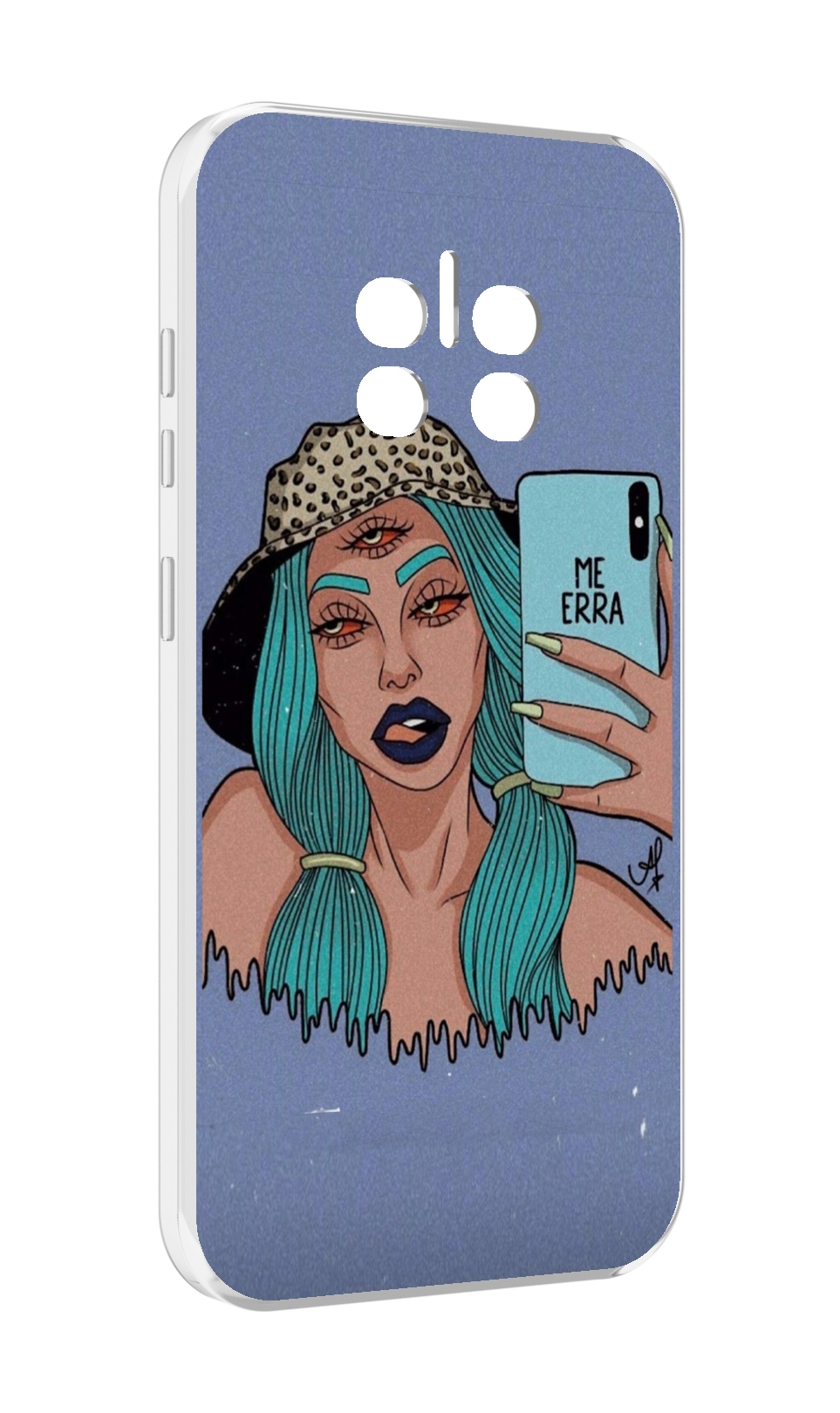 

Чехол MyPads ME Erra женский для Doogee V11, Прозрачный, Tocco