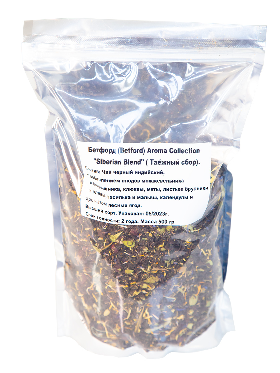 

Чай Betford Aroma Collection Siberian Blend Таежный сбор 500 г