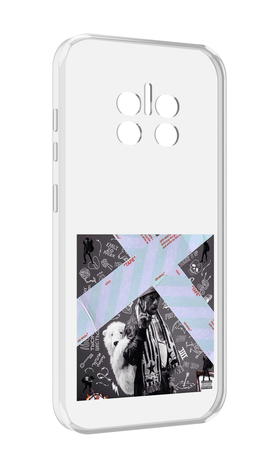 

Чехол MyPads Lil Uzi Vert - Luv Is Rage 2 для Doogee V11, Прозрачный, Tocco