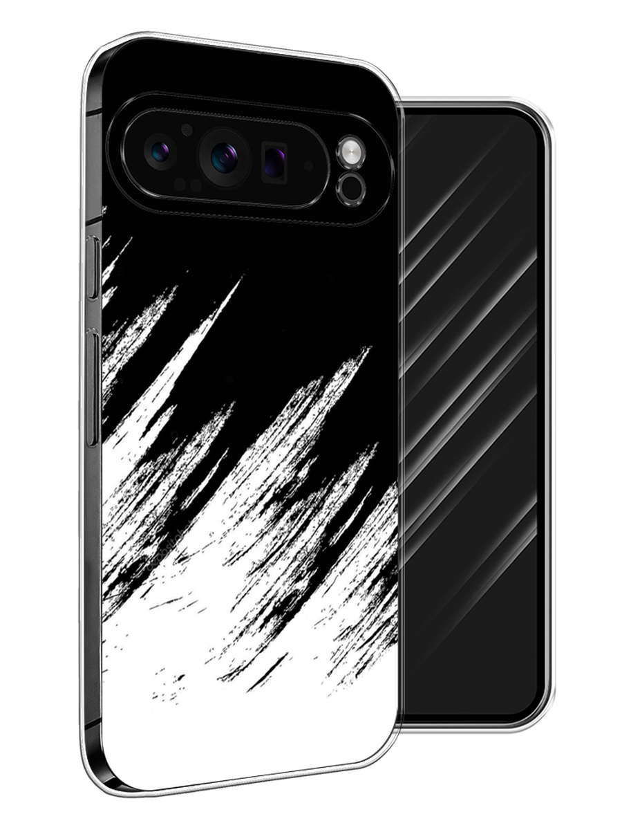 

Чехол Awog на Google Pixel 9 Pro "Черно белые брызги", Черный;белый;бежевый, 272050-1