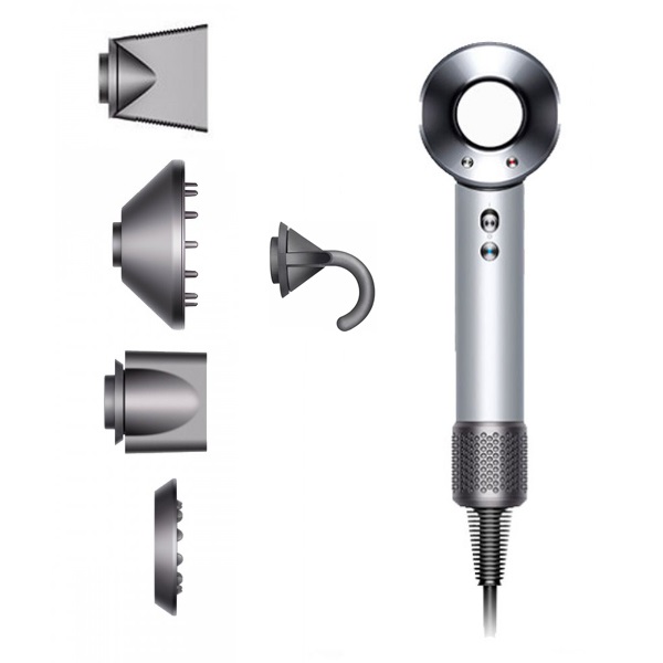 

Фен Dyson Supersonic HD12 (CN) 1600 Вт серебристый, Supersonic HD12 (CN)