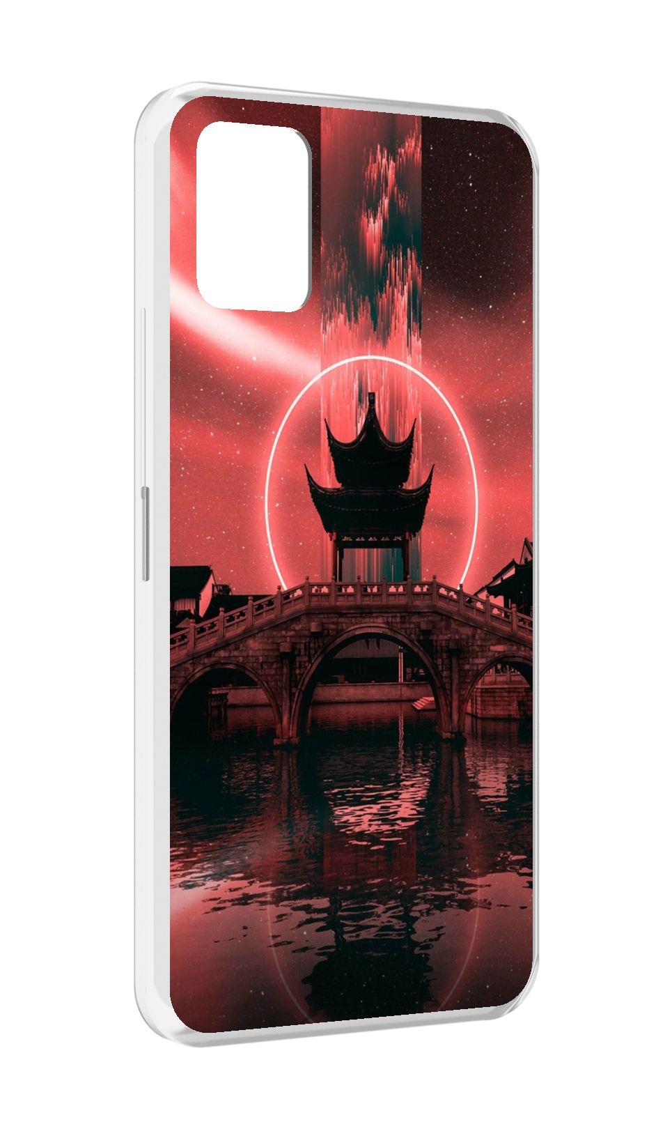 

Чехол MyPads японский мост красный фон для Umidigi Power 5, Прозрачный, Tocco