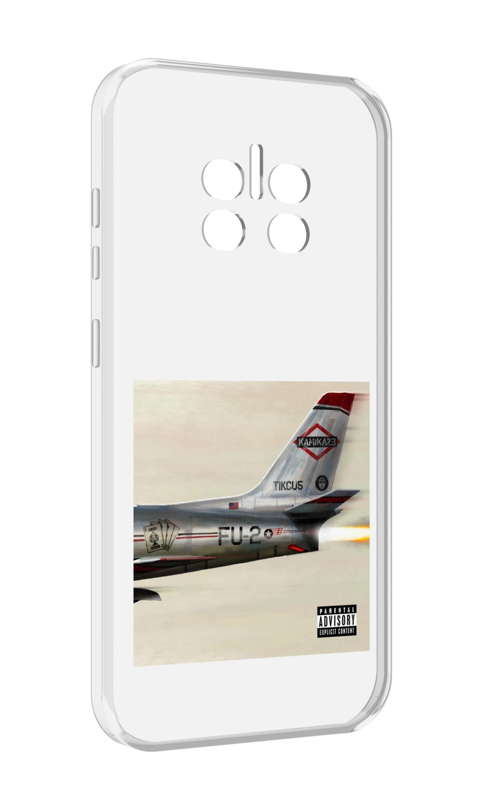 

Чехол MyPads KAMIKAZE Eminem для Doogee V11, Прозрачный, Tocco