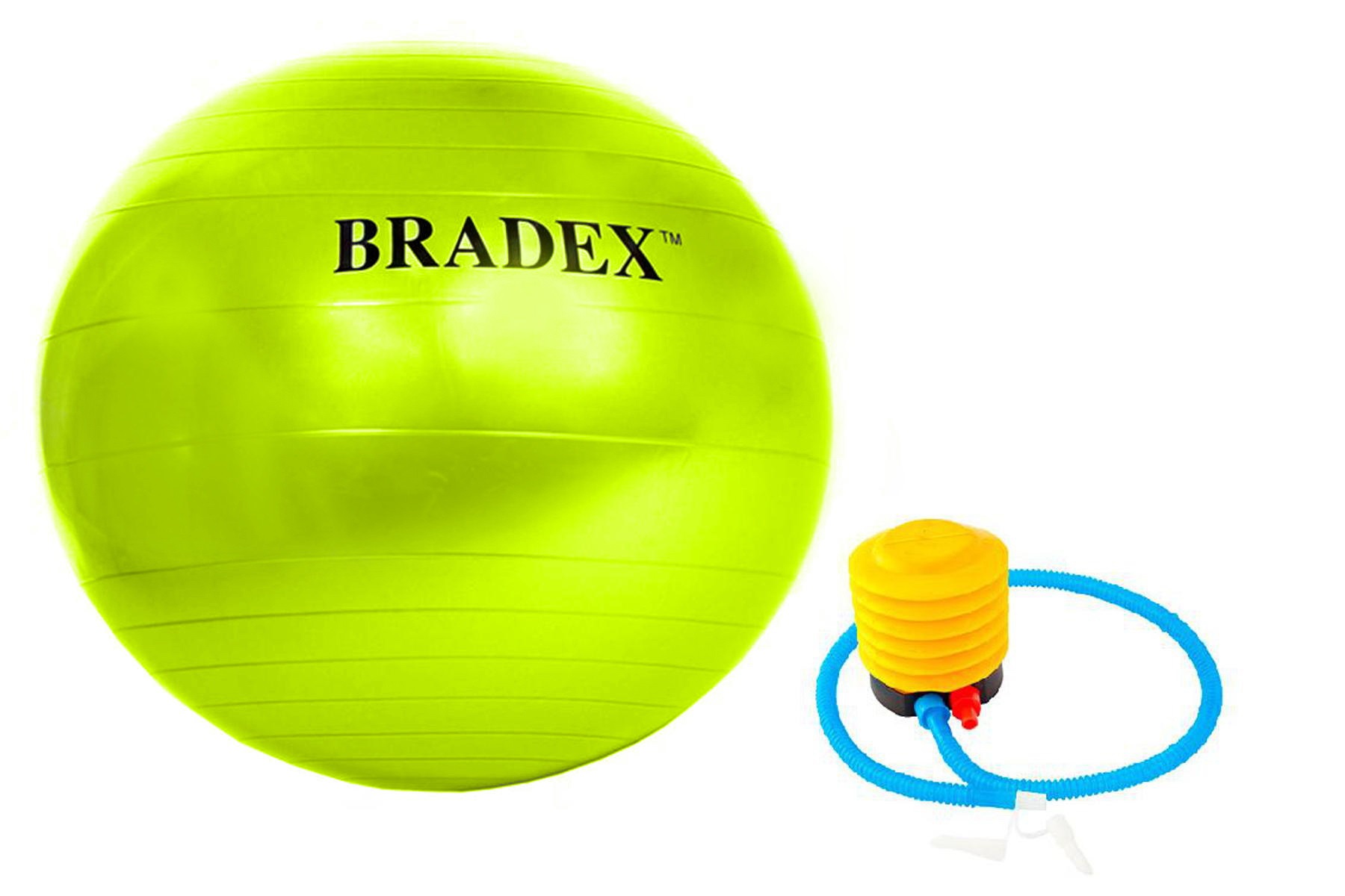 Мяч Bradex SF 0720 зеленый, 65 см