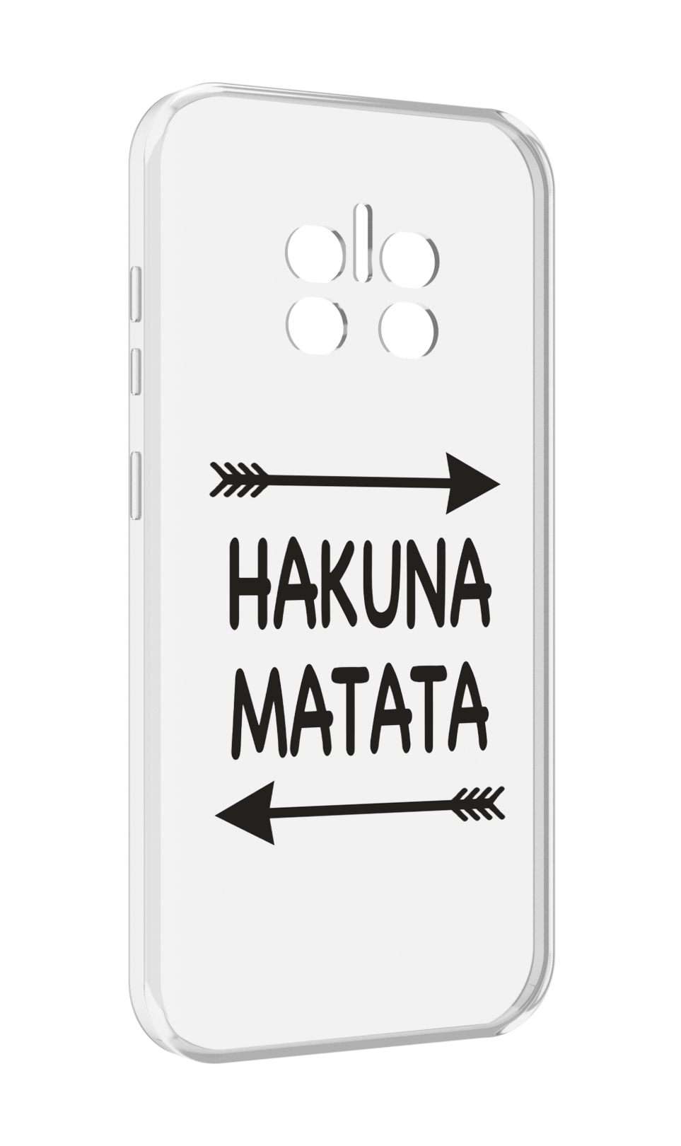 

Чехол MyPads Hakuna-Matata для Doogee V11, Прозрачный, Tocco