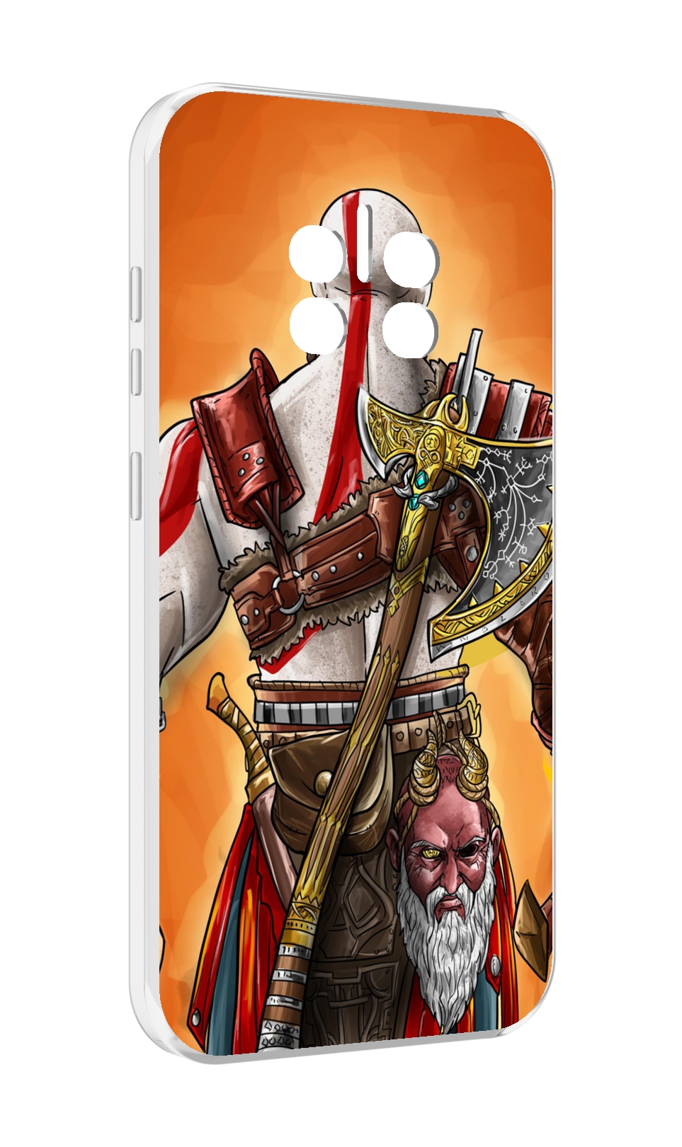 

Чехол MyPads God of War для Doogee V11, Прозрачный, Tocco