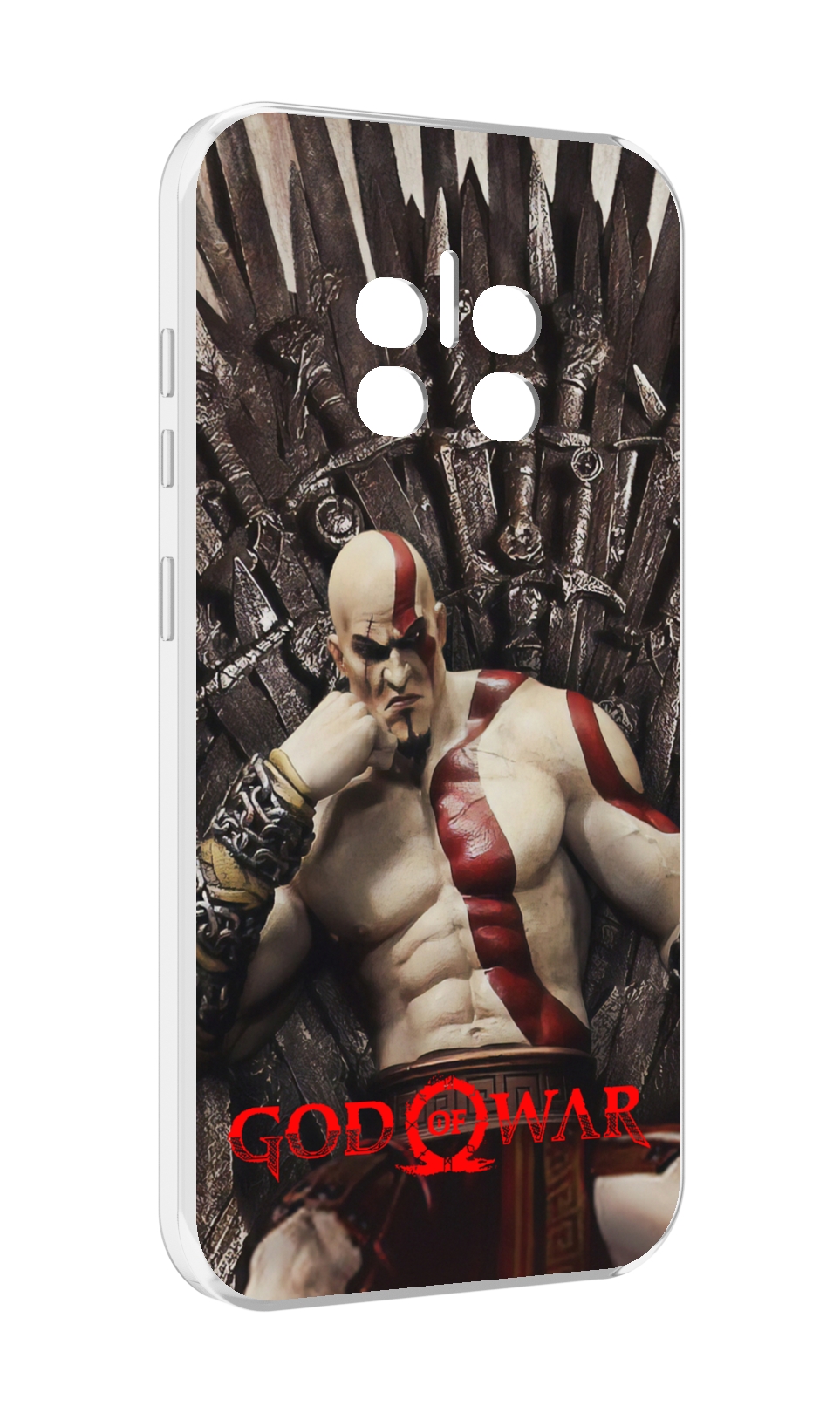 

Чехол MyPads God of War Кратос для Doogee V11, Прозрачный, Tocco