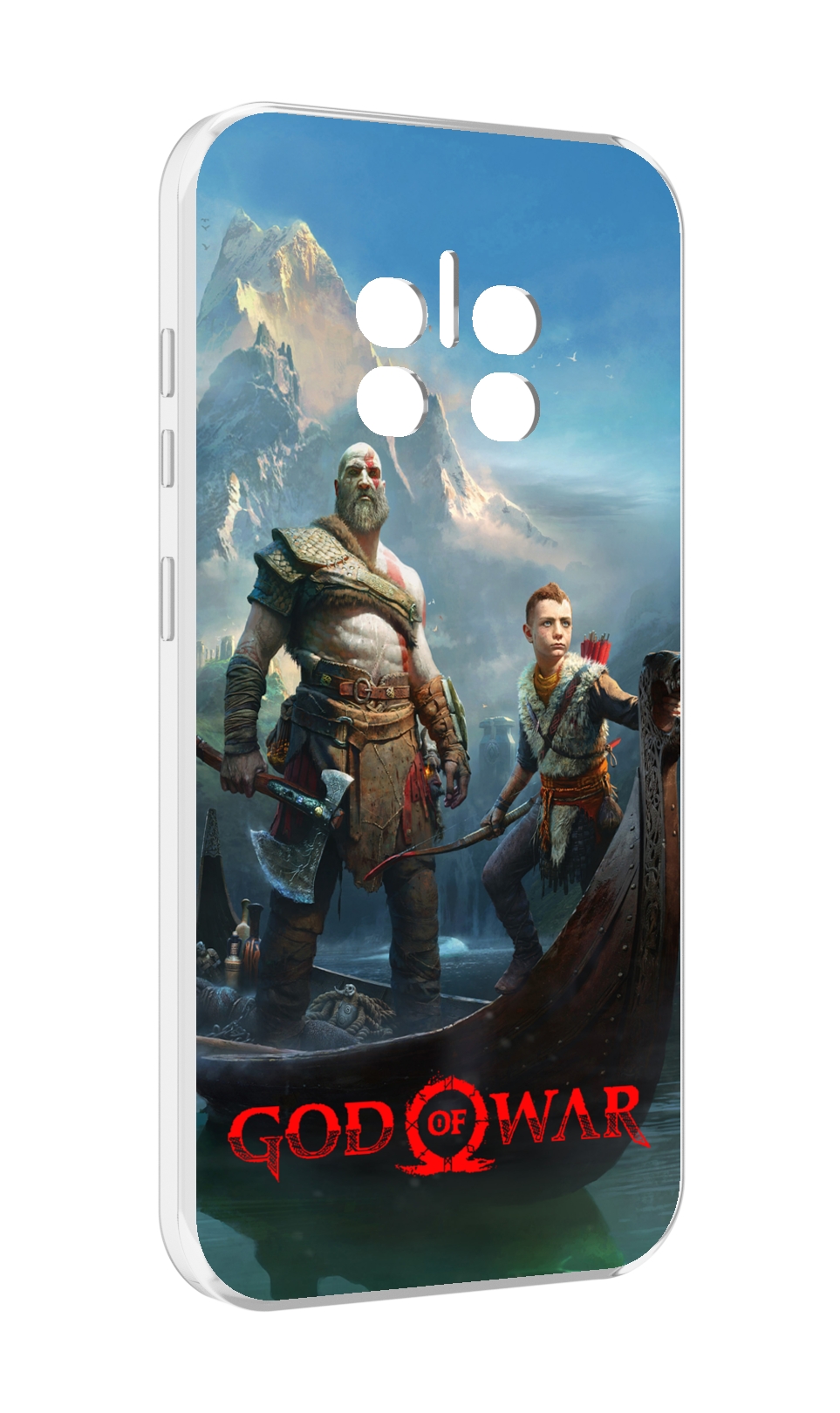 

Чехол MyPads God Of War Кратос Атрей для Doogee V11, Прозрачный, Tocco