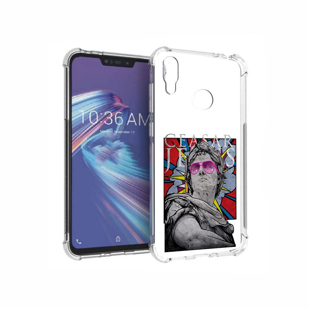 Чехол MyPads Tocco для Asus ZenFone Max M2 (ZB633KL) крутая статуя свободы
