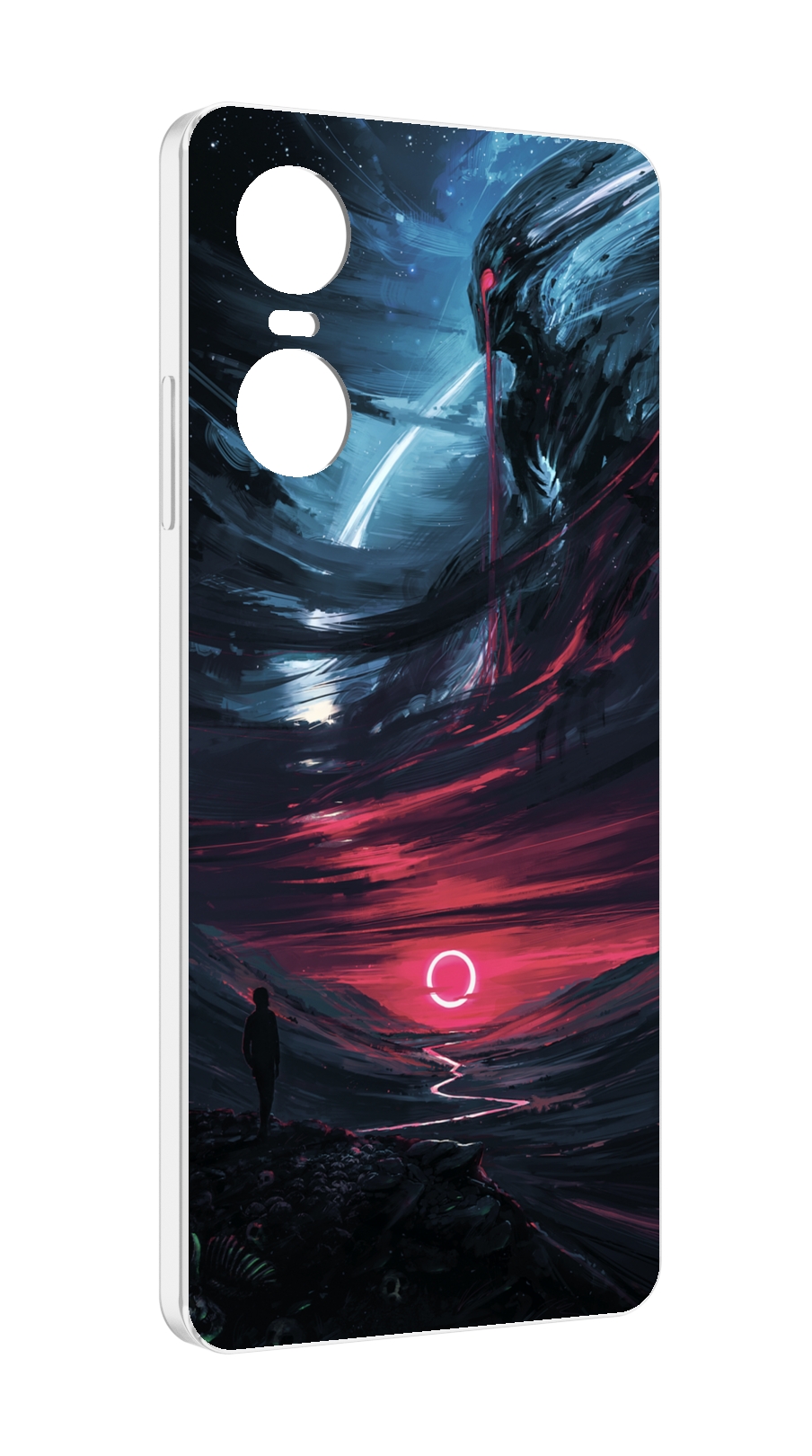

Чехол MyPads страшный мир для Tecno Pop 6 Pro, Прозрачный, Tocco