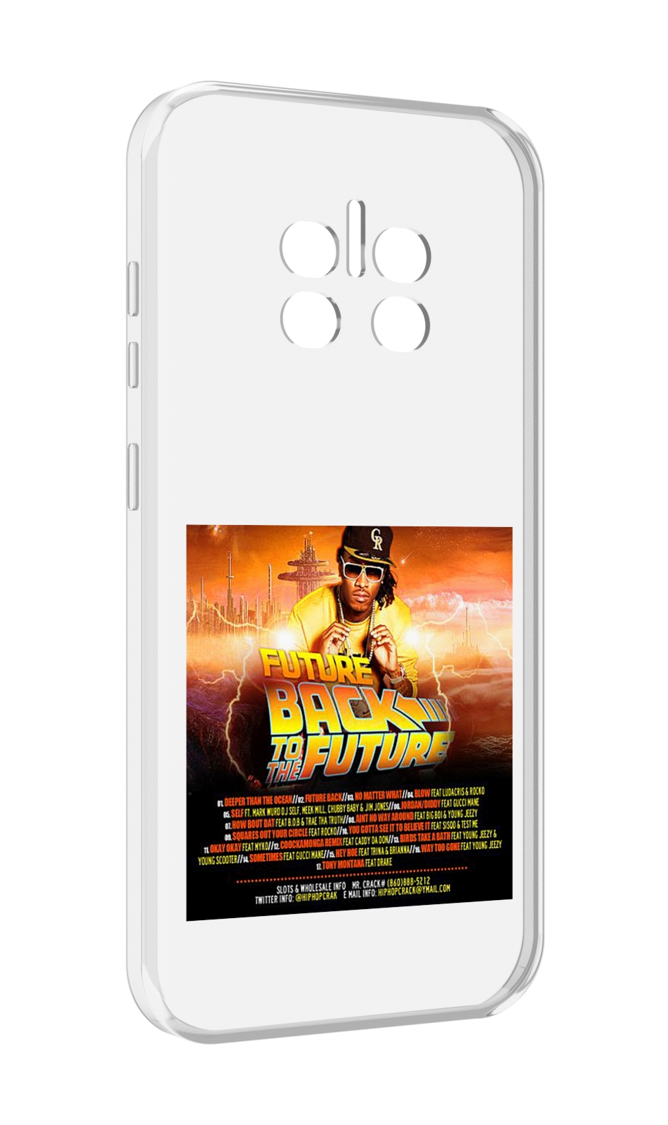 

Чехол MyPads Future - Back To The Future для Doogee V11, Прозрачный, Tocco
