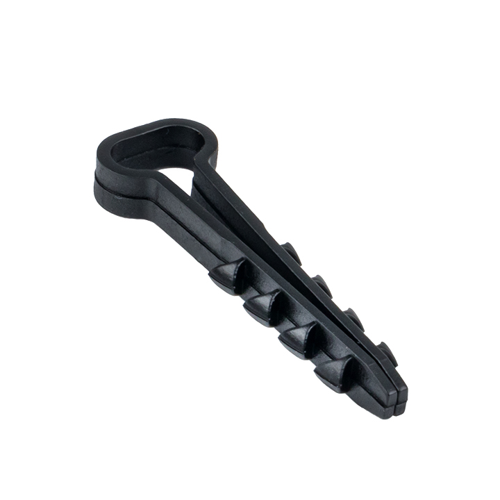 Дюбель-хомут EKF PROxima (5х10 мм) для плоского кабеля черный plc-cd-5x10b