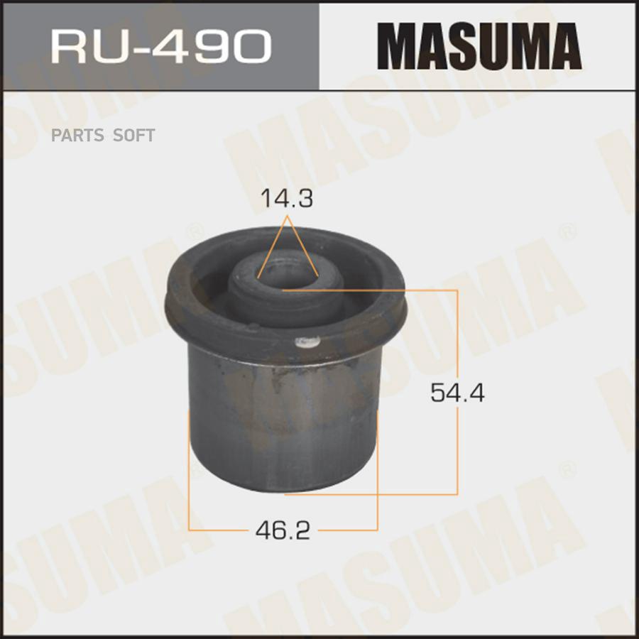 

Ru-490_сайлентблок верхний левый mitsubishi montero/pajero v88/v98 3.2di-d 06>
