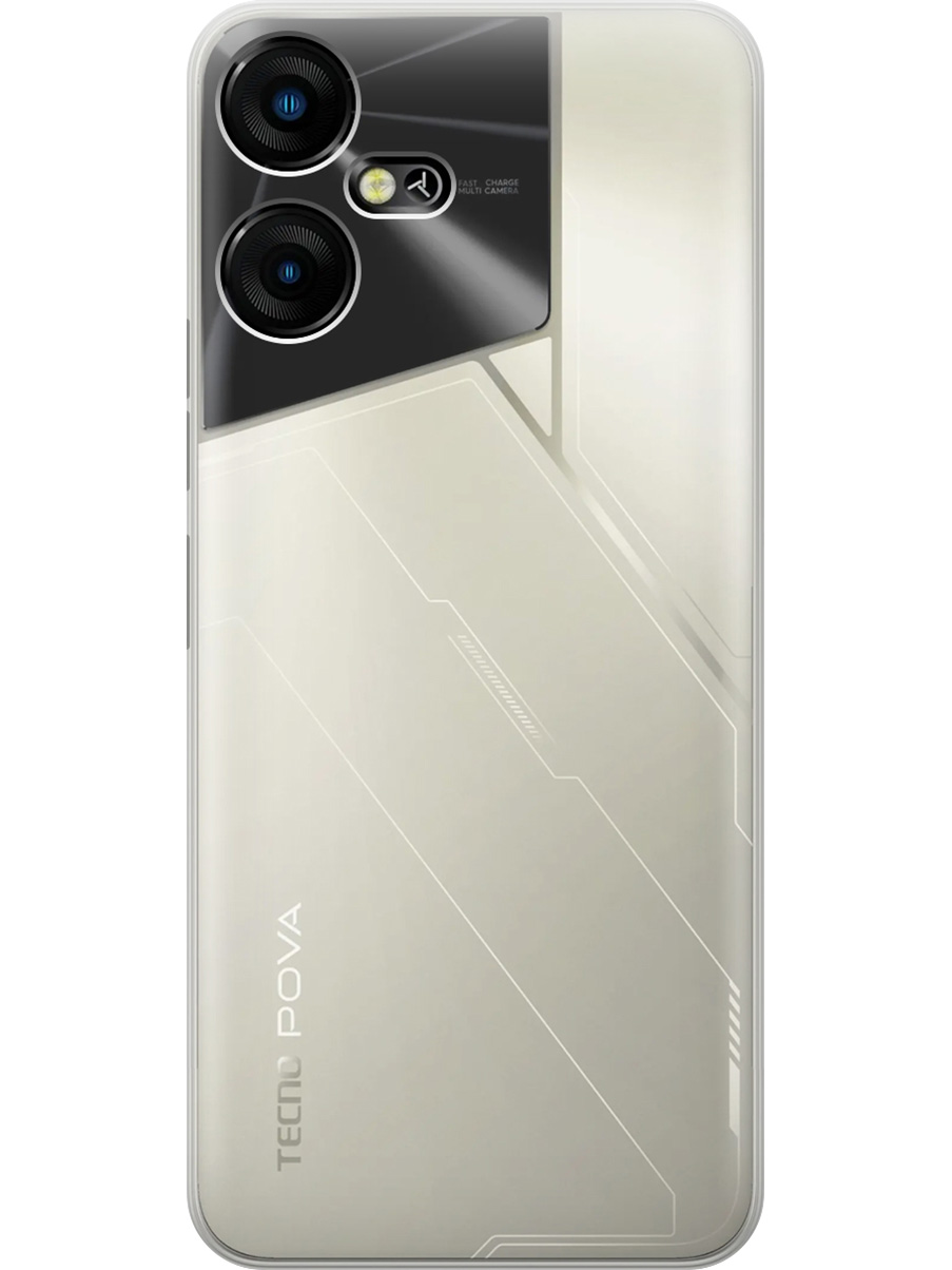 

Силиконовый чехол на Tecno Pova Neo 3 прозрачный, 778683531