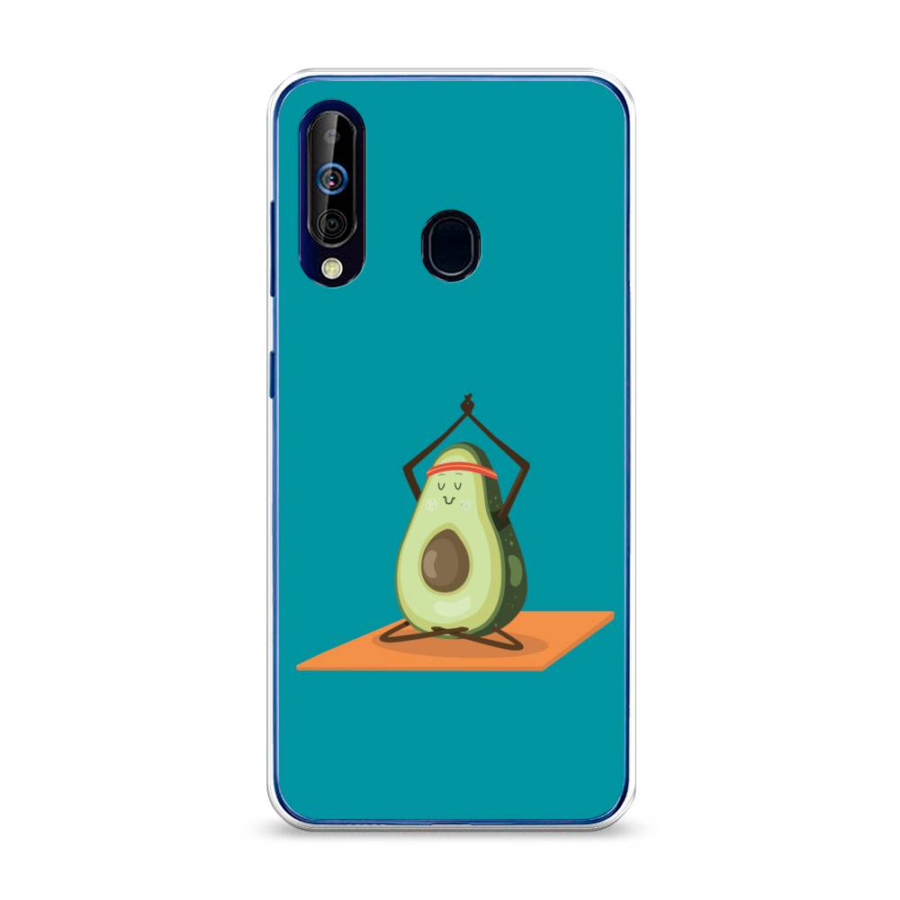 

Чехол на Samsung Galaxy A60 "Расслабься с авокадо", Голубой, 28250-6