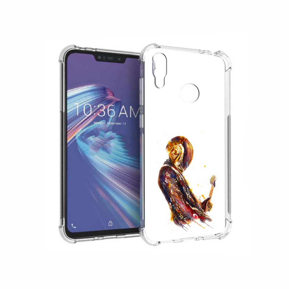 Чехол MyPads Tocco для Asus ZenFone Max M2 (ZB633KL) космо-музыкант