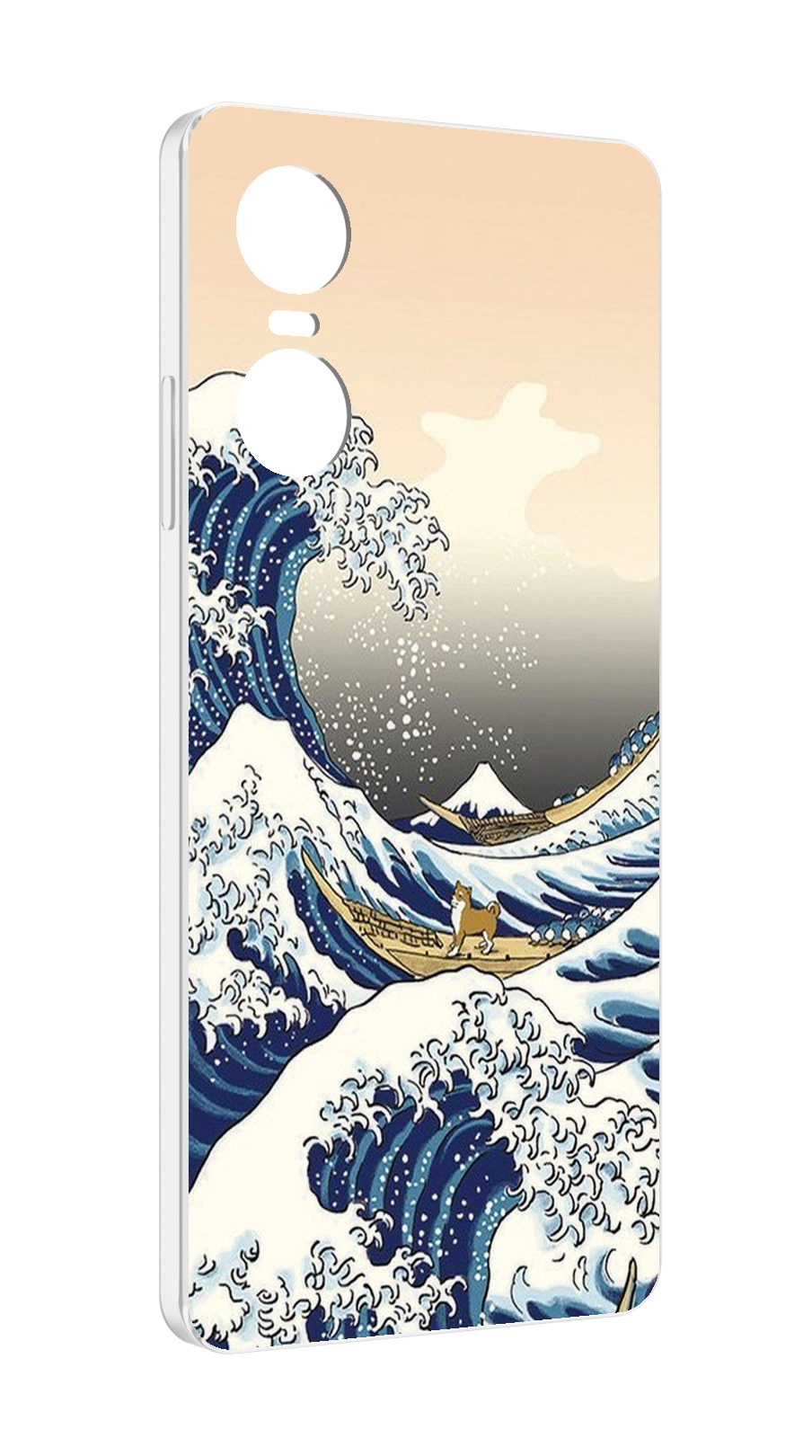 

Чехол MyPads собаки-на-плоту для Tecno Pop 6 Pro, Прозрачный, Tocco