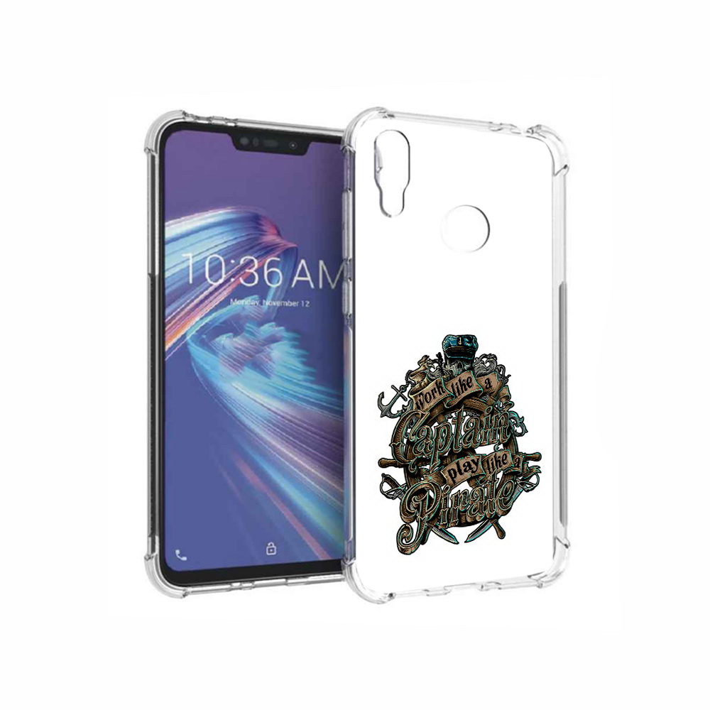 

Чехол MyPads Tocco для Asus ZenFone Max M2 (ZB633KL) капитан пиратов, Прозрачный, Tocco
