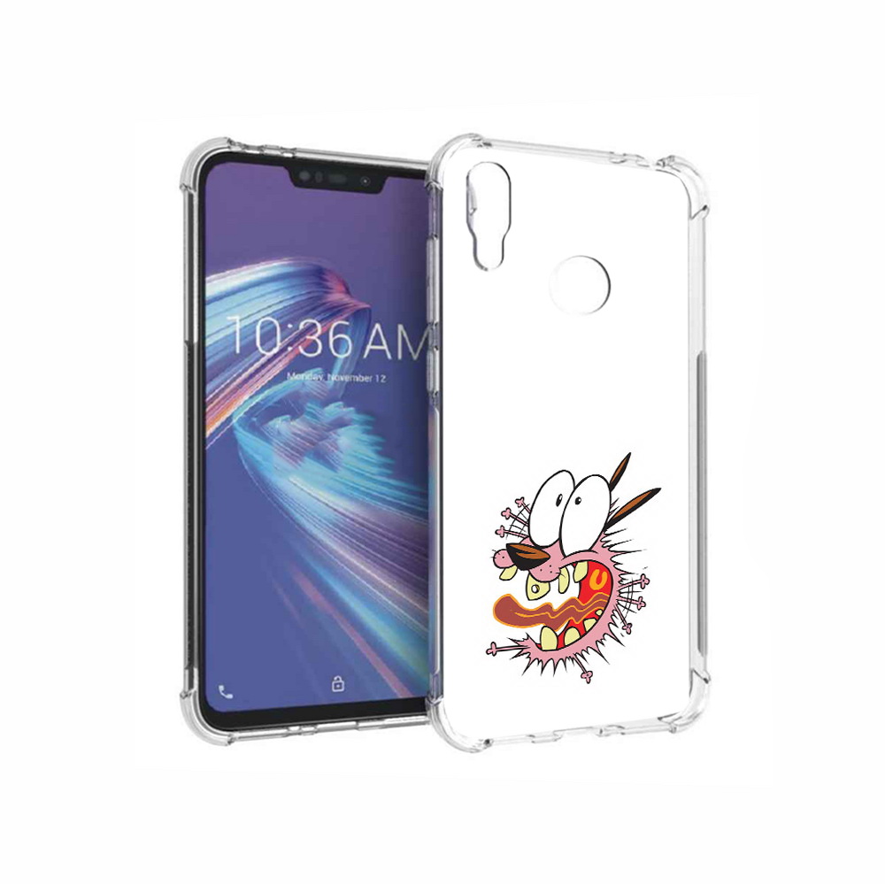 

Чехол MyPads Tocco для Asus ZenFone Max M2 (ZB633KL) испуганный бобик, Прозрачный, Tocco