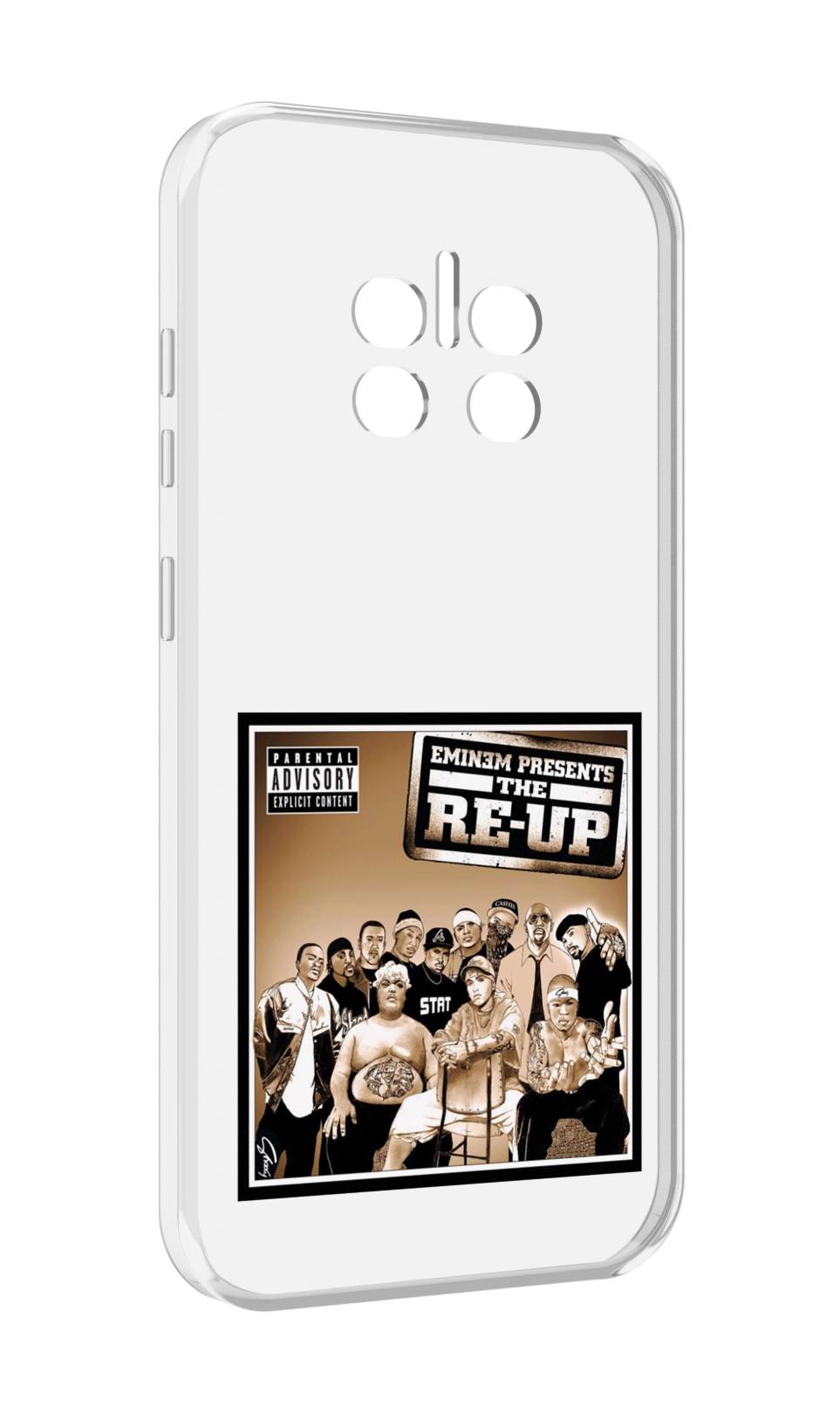 

Чехол MyPads EMINEM PRESENTS, THE RE-UP для Doogee V11, Прозрачный, Tocco