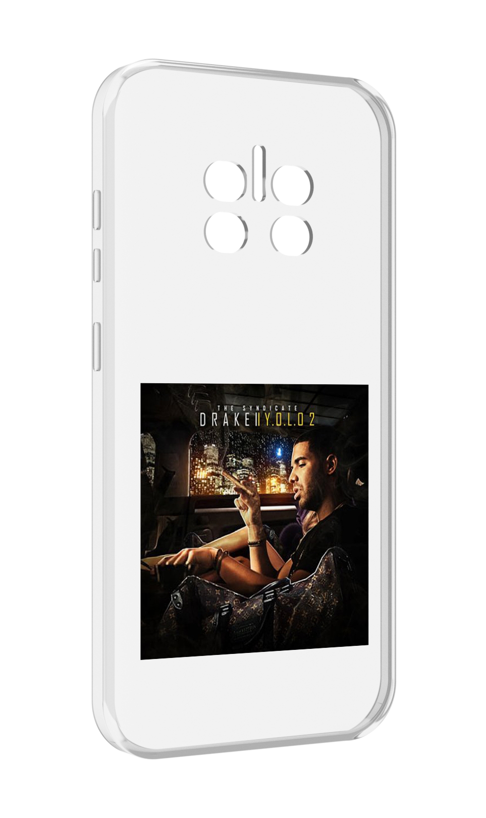 

Чехол MyPads Drake - You Only Live Once 2 для Doogee V11, Прозрачный, Tocco