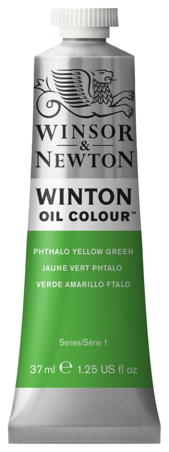 фото Масляная краска winsor&newton winton 37 мл 403 фтало-зеленый желтый оттенок