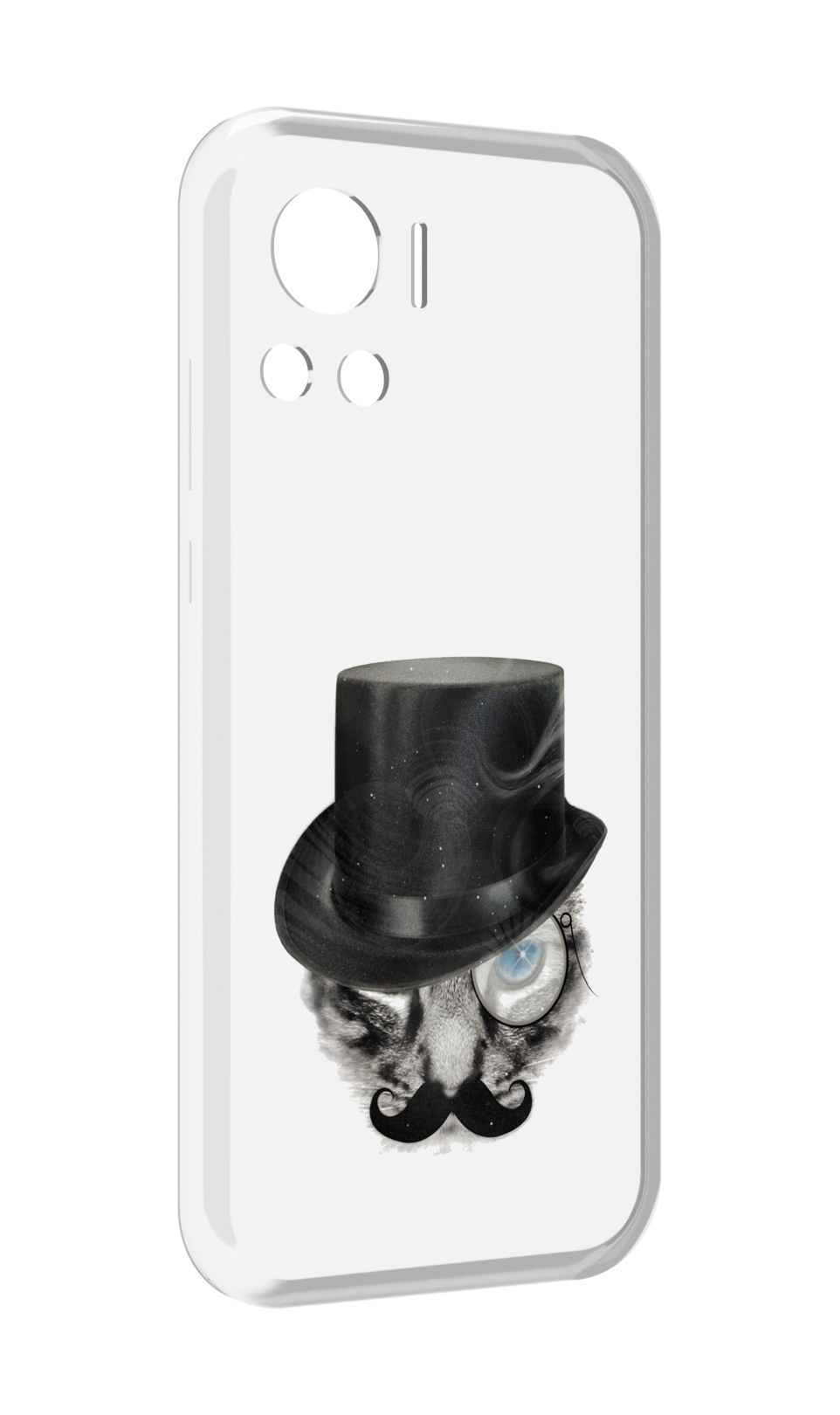 

Чехол MyPads интелегентный кот для Motorola Edge 30 Ultra, Прозрачный, Tocco