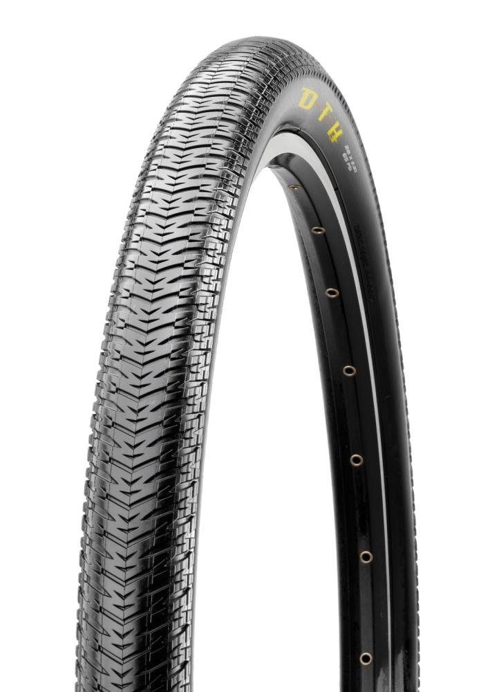 

Покрышка для велосипеда Maxxis DTH 20x1 3/8 TPI 120 Silkworm, Черный, DTH