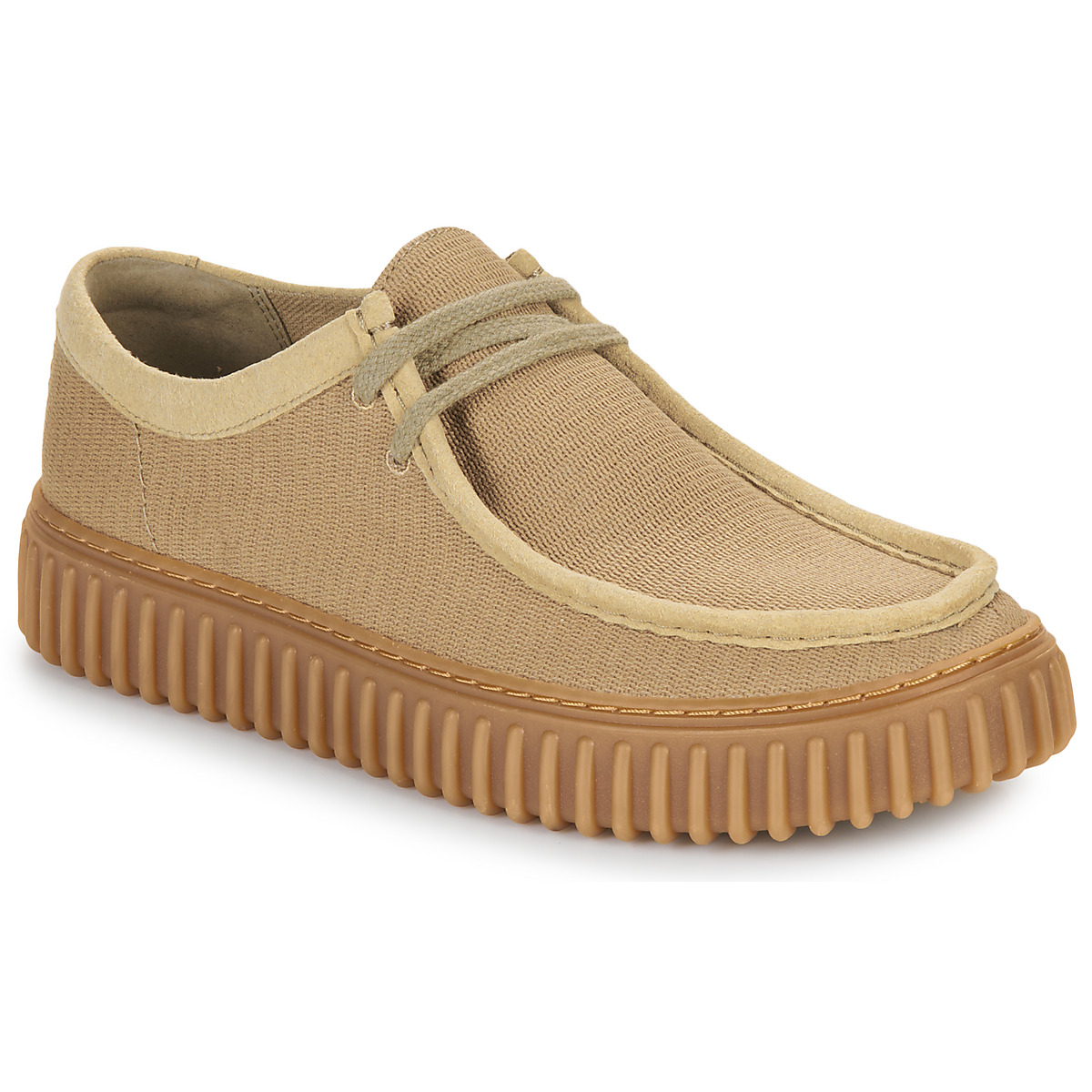 

Полуботинки мужские Clarks 26586633 бежевые 41 EU, Бежевый, 26586633