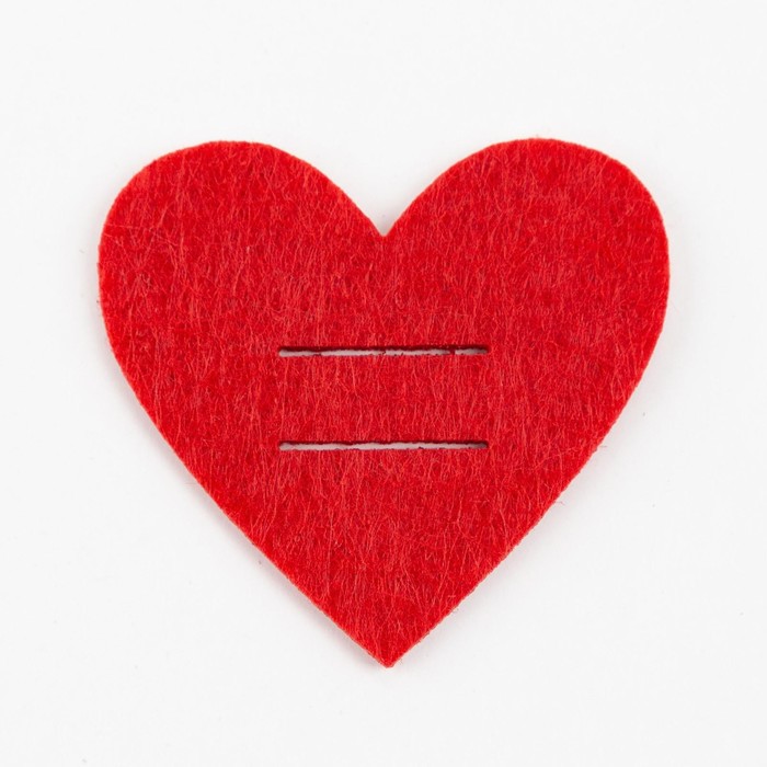 

Набор для декора столовых предметов Love 4 шт., красный, 5, 4 х 5 , 100% п/э, фетр