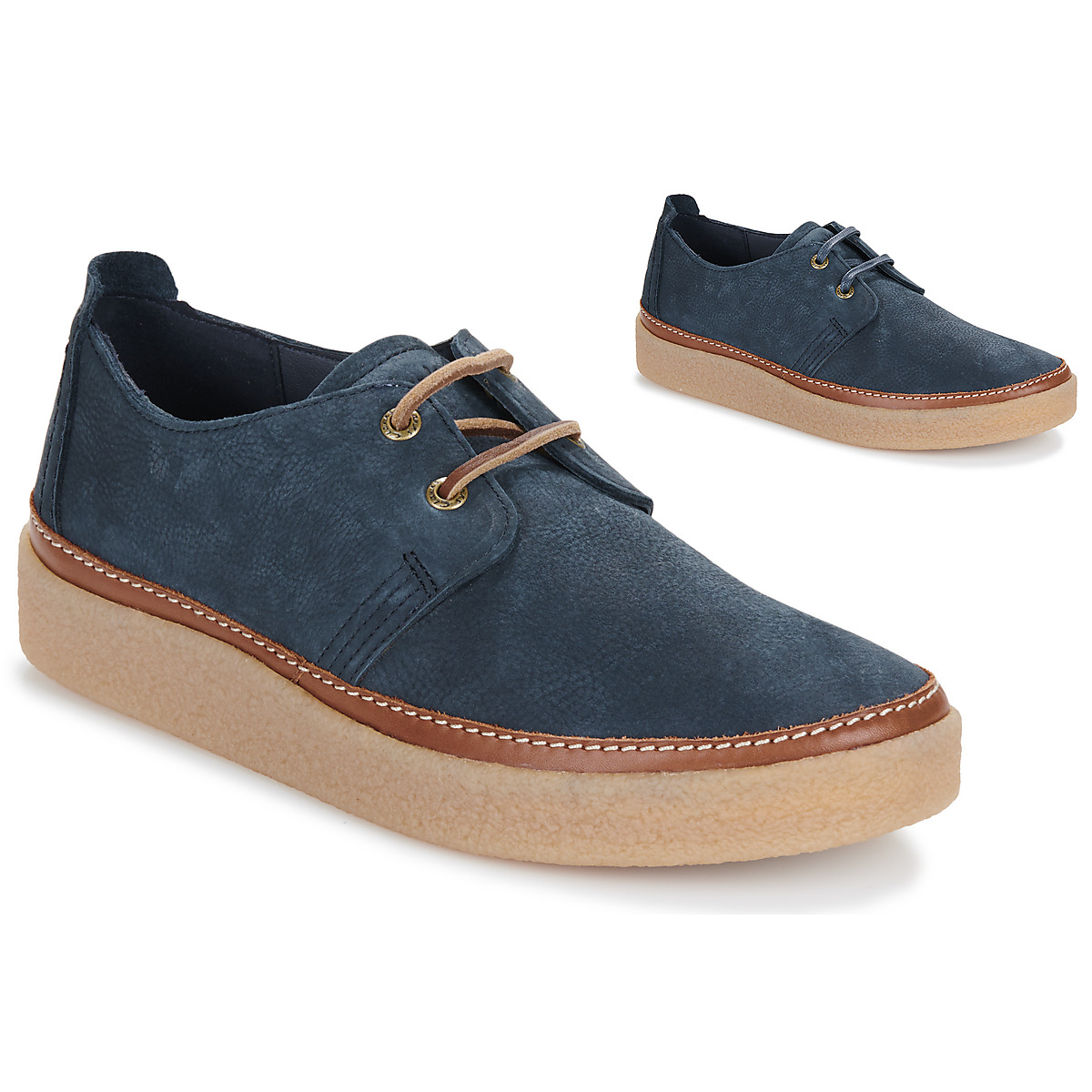

Полуботинки мужские Clarks 26586616 синие 41 EU, Синий, 26586616