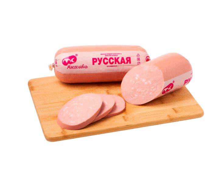 

Колбаса вареная Мясославль Русская, традиционная, в вакууме, 500 г