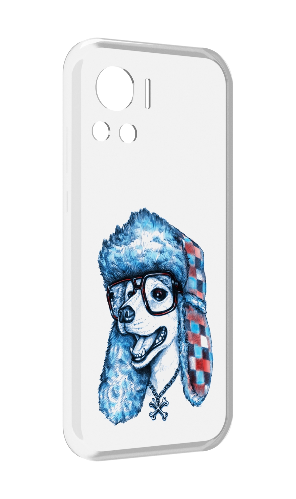 

Чехол MyPads зимний пес для Motorola Edge 30 Ultra, Прозрачный, Tocco