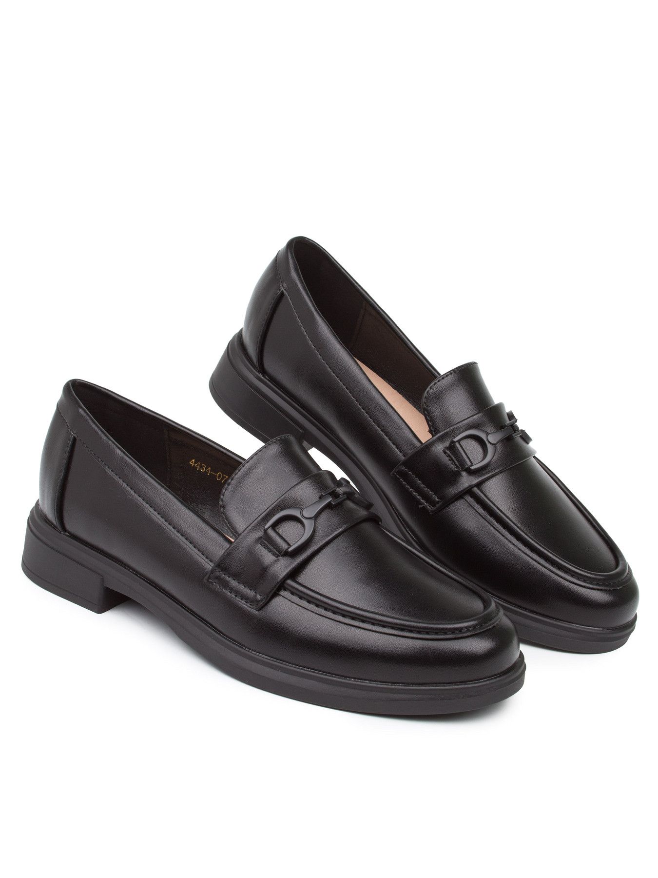 Лоферы женские Dina Grata 4434-07 черные 37 RU