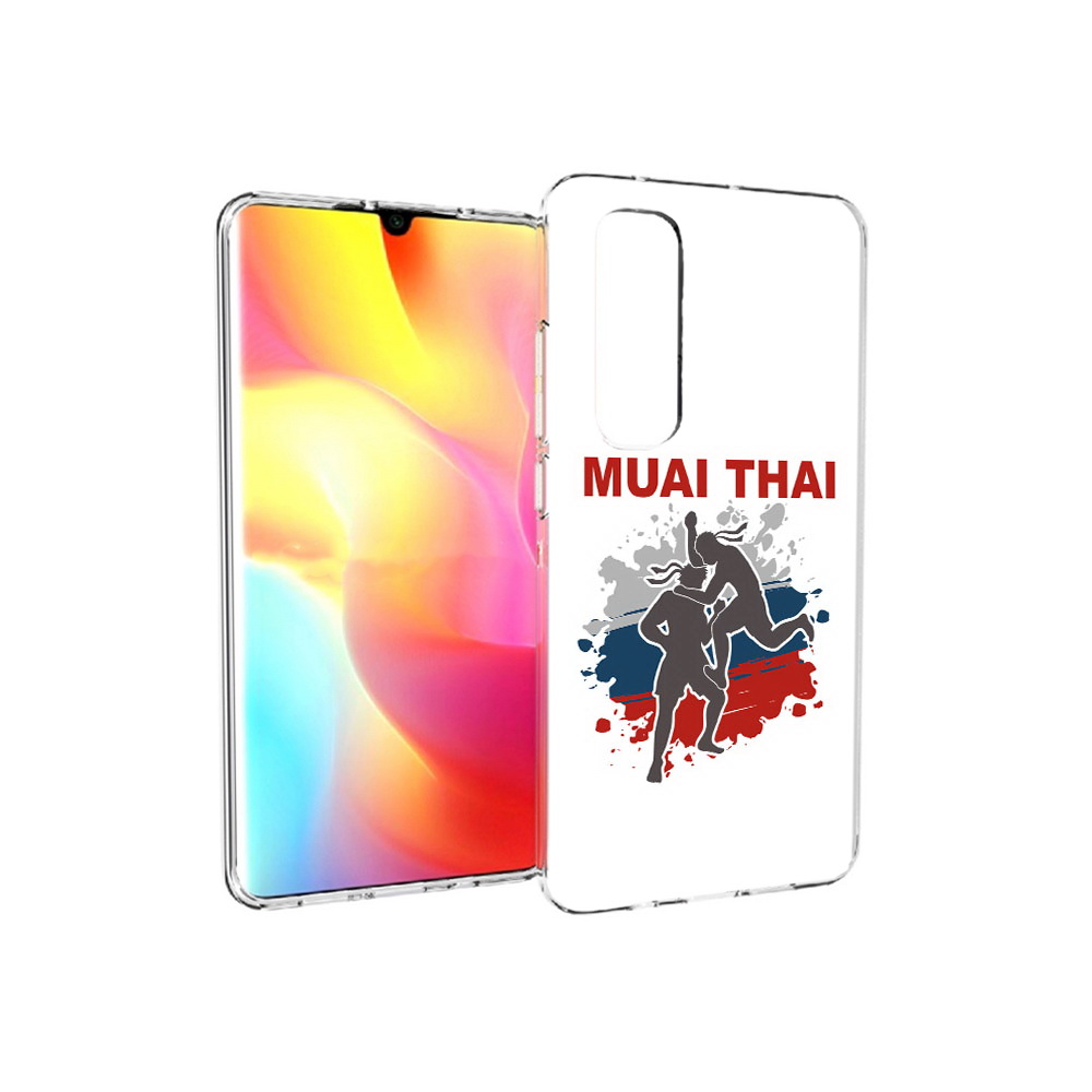 

Чехол MyPads Tocco для Xiaomi Mi Note 10 Lite Муайтай (PT149714.254.123), Прозрачный, Tocco