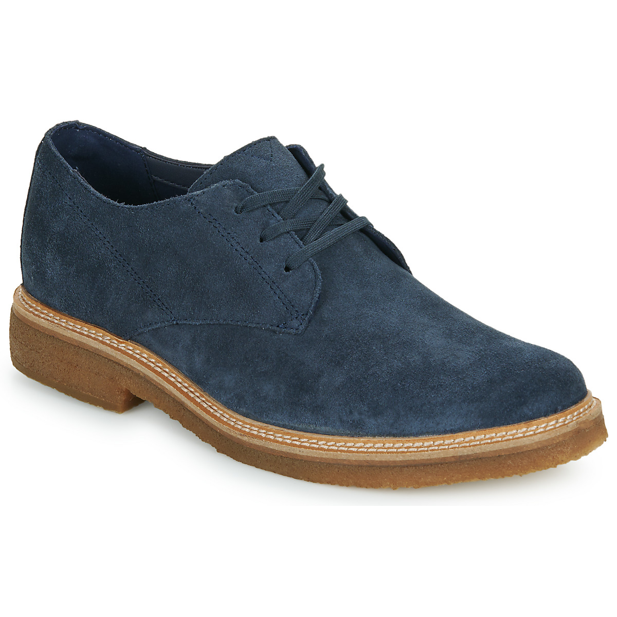 

Полуботинки мужские Clarks 26586614 синие 45 EU, Синий, 26586614