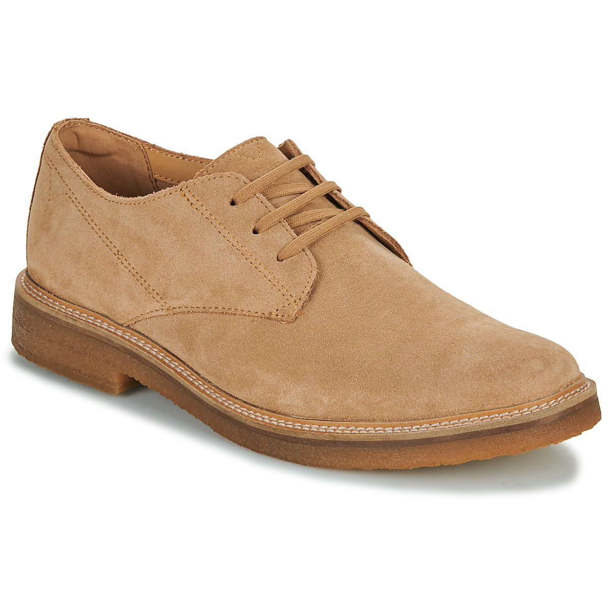 Полуботинки мужские Clarks 26586613 бежевые 44 EU