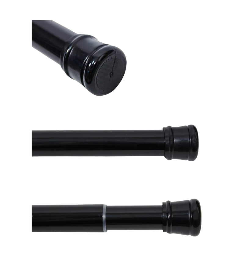

Карниз для ванной Bath Plus черный 122-218 см KK-005
