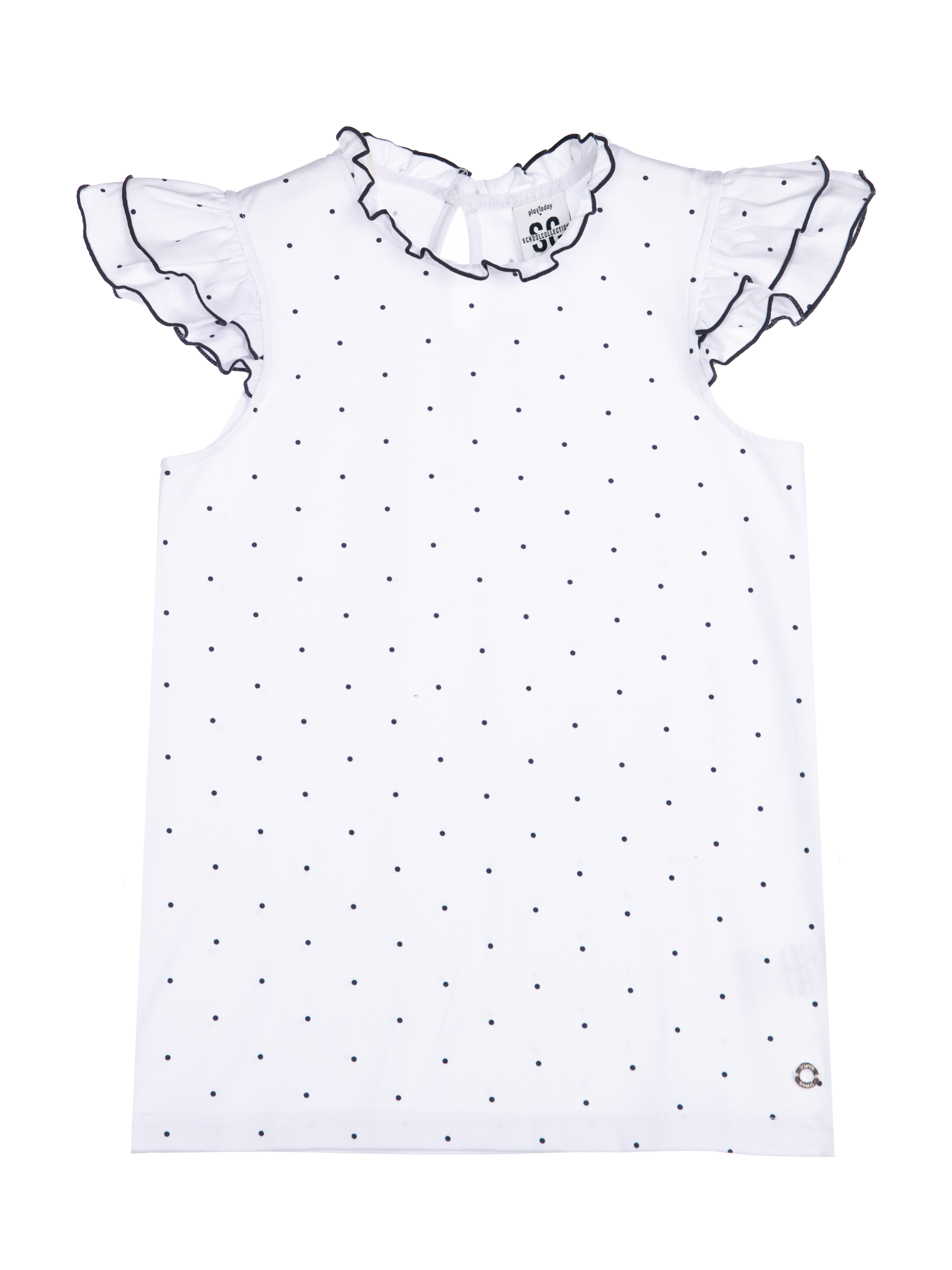 

Блузка детская PlayToday 22227048, белый, р. 134, 22227048