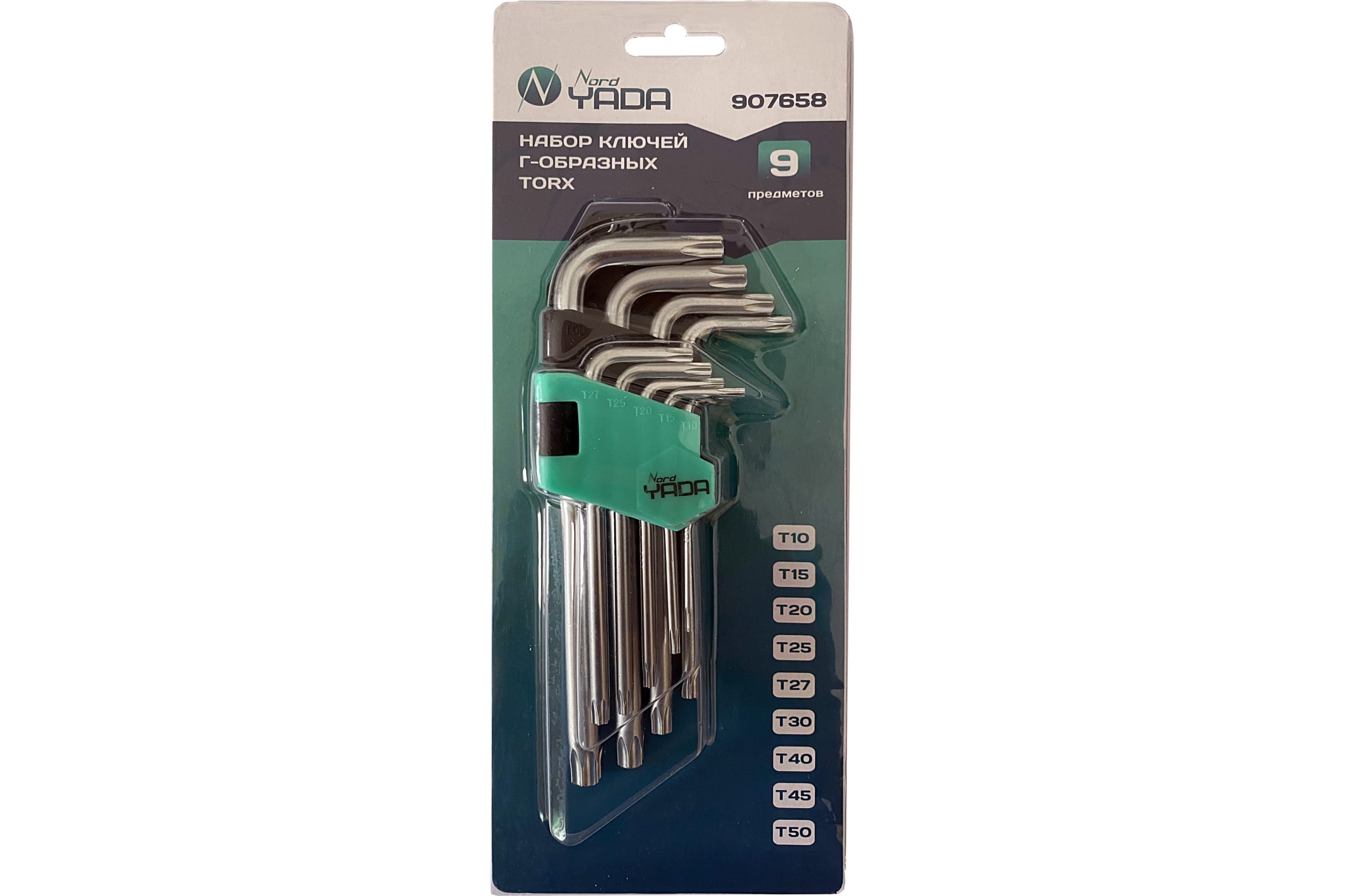

Набор Ключей Torx 9 Предметов "Nord Yada" NORD YADA арт. 907658
